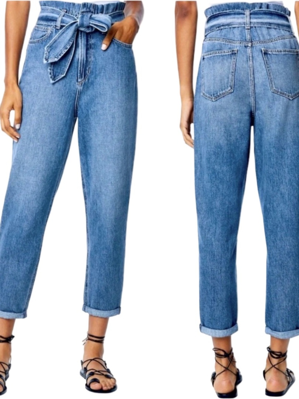 Joe's Women's The Brinkley High-Rise Paperbag Jeans Size 26 EUC